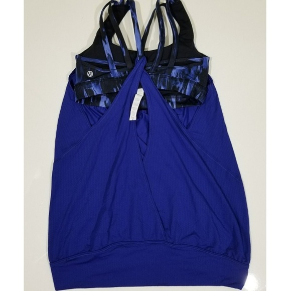 Lululemon Nouveau Limits Tank Sapphire Blue - Picture 6 of 7
